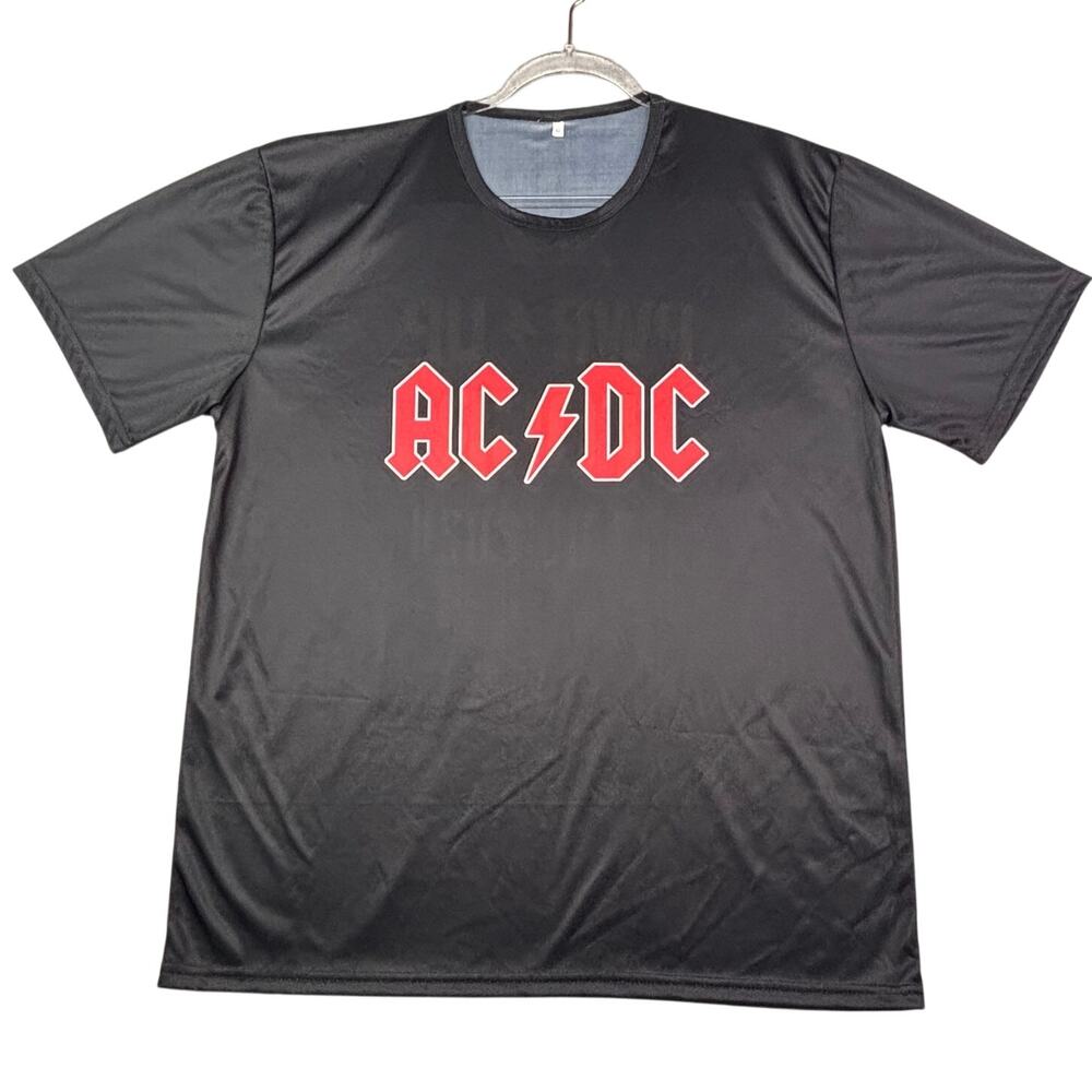 ACDC PWR UP Tour‎ 2024 Croke Park Dublin Black Graphic T-Shirt Mens XL